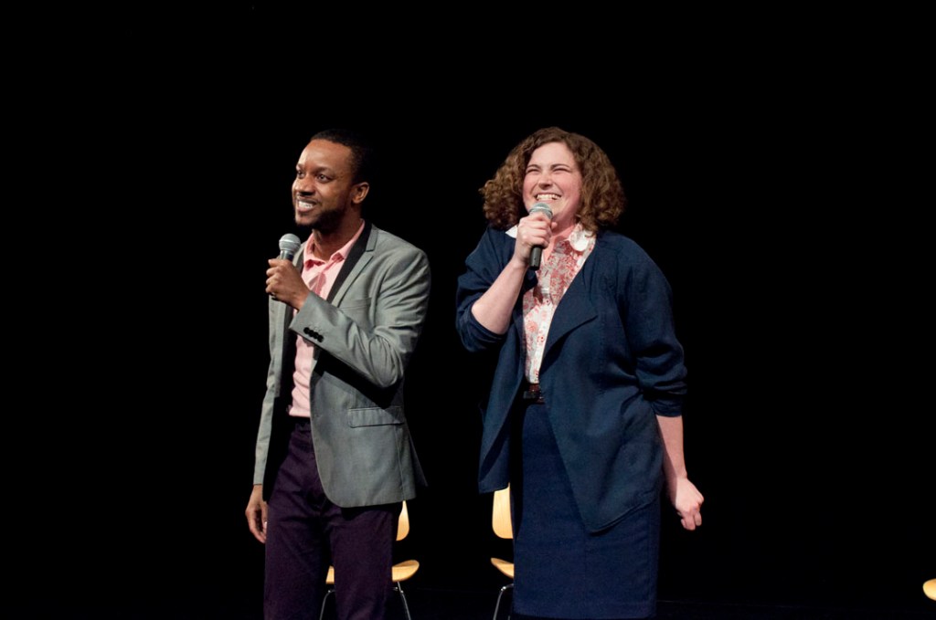 Judith Ingber and Donnell E. Smith in Absolutely Unbelievable! Photograph © Lauren Bryant