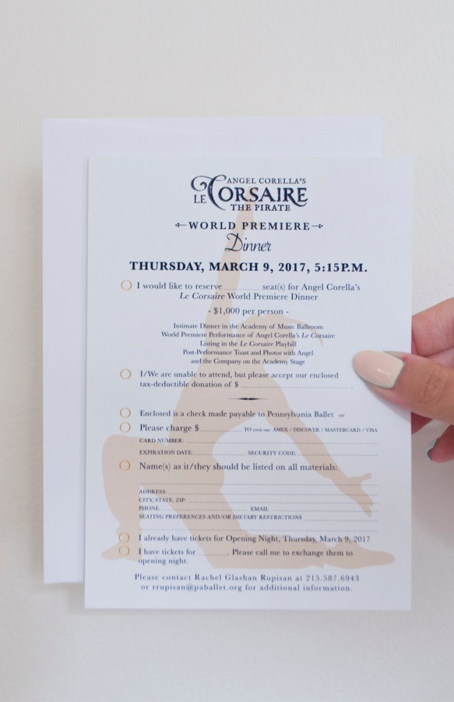 Le Corsaire - Reply Card