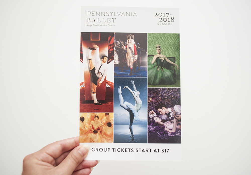 Pennsylvania Ballet 17/18 Season Groups Brochure