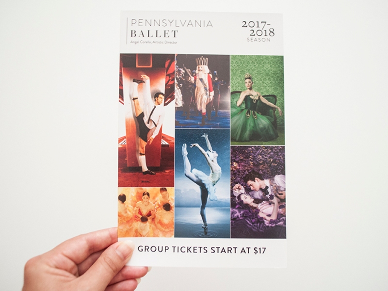 Pennsylvania Ballet 17/18 Season Groups Brochure