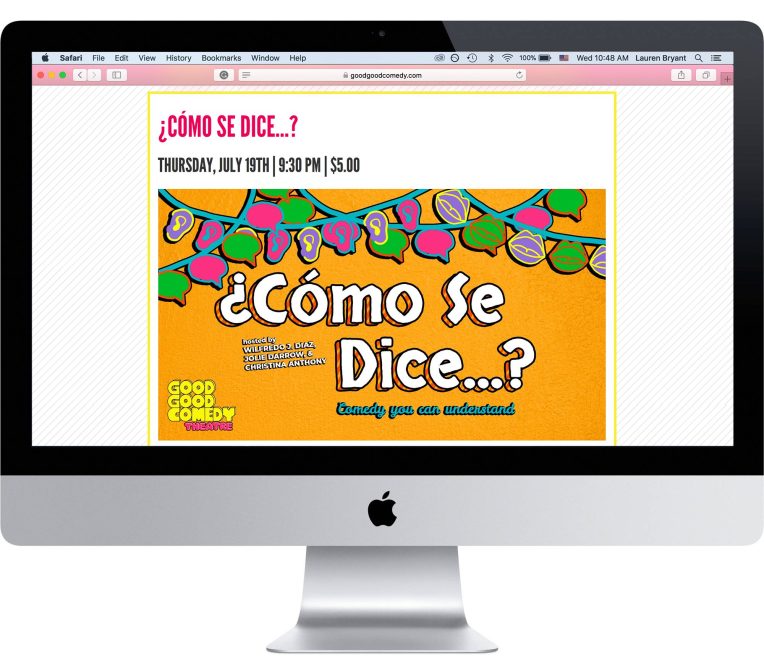 ¿Cómo se dice...? - Website Graphic