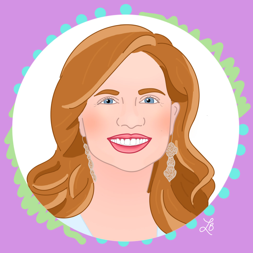 Illustrated Portrait of Kellie Cathey