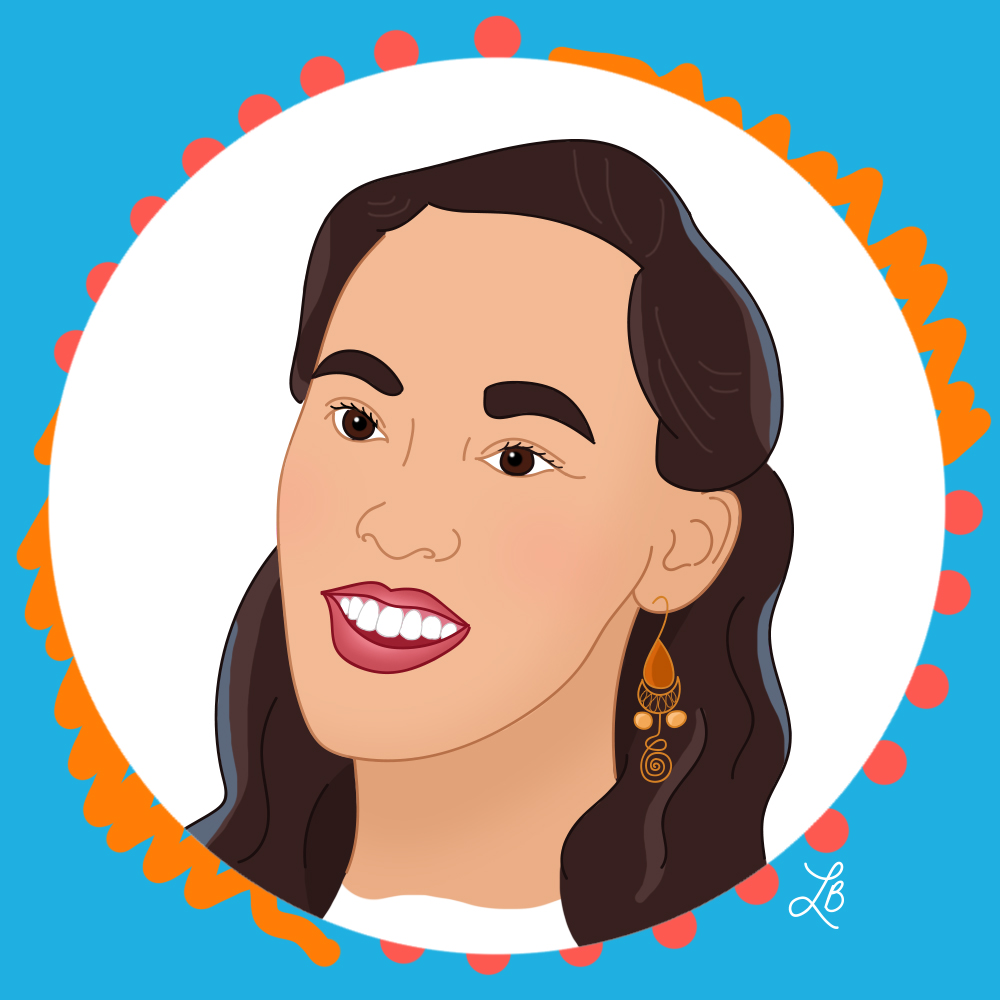 Illustrated Portrait of Lauren Yee