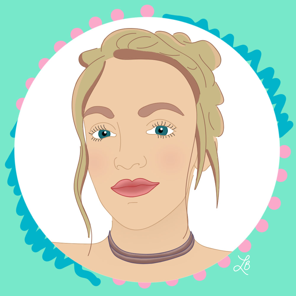 Illustrated Portrait of Chelsey Everest Eeil