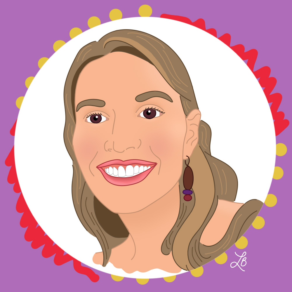 Illustrated Portrait of Beatrice Schachenmayr