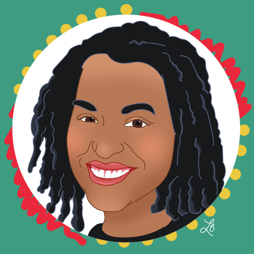 Illustrated Portrait of Alexandra Espinoza