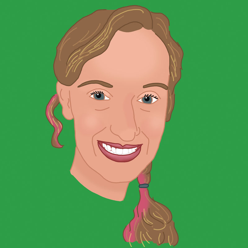 Illustrated Portrait of Sarah