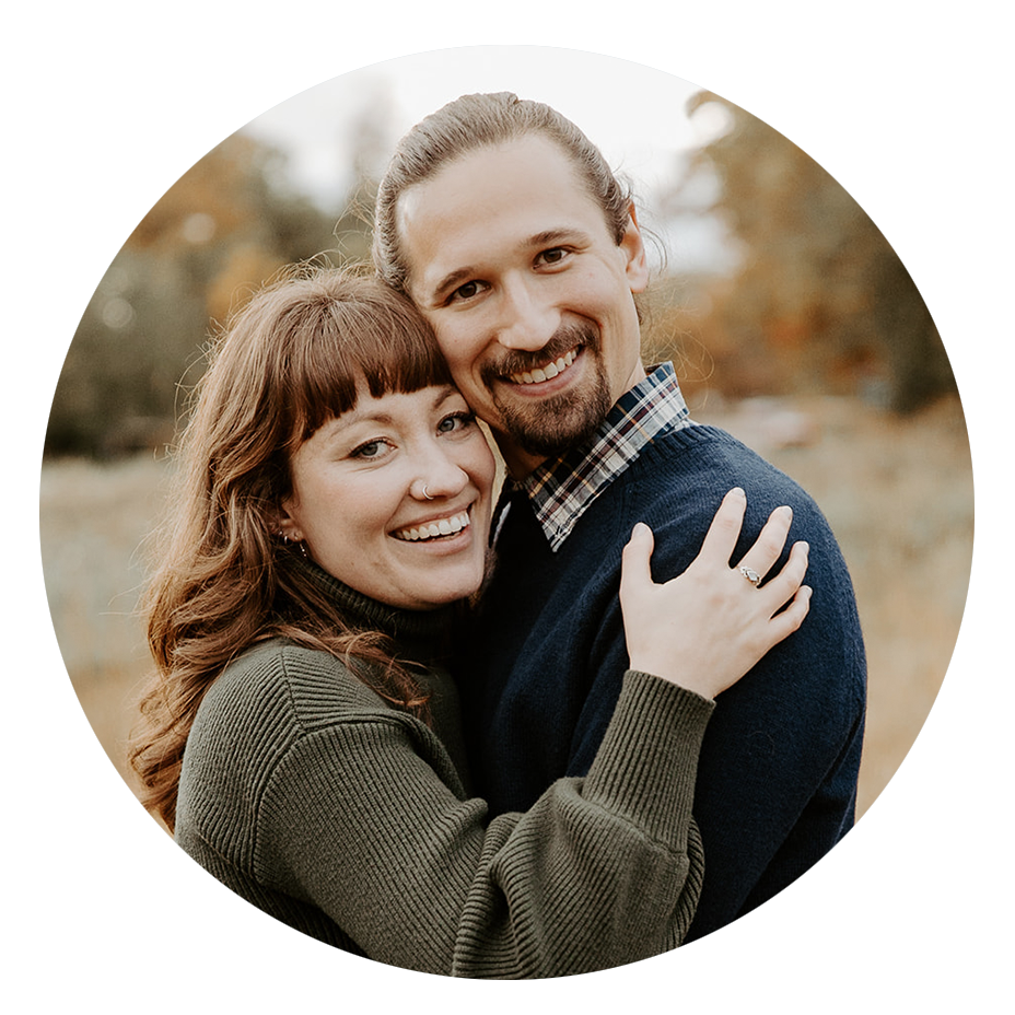 Engagement photo of Liz and Riley